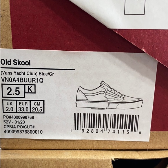 VANS OLD SKOOL SKATE SHOE - Picture 6 of 6